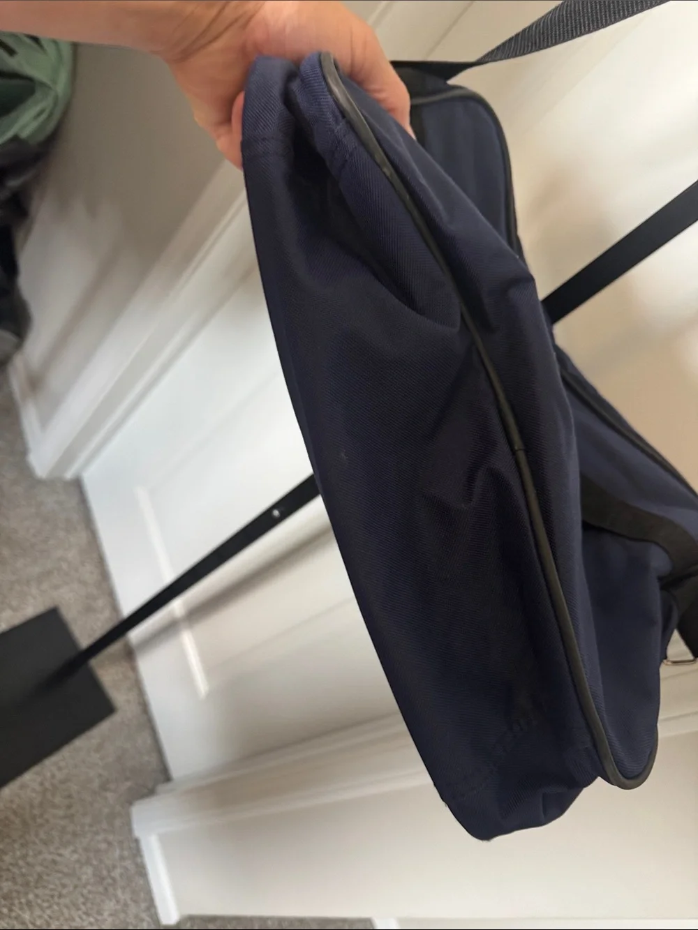 American Tourister Navy and Gray Messenger Bag
